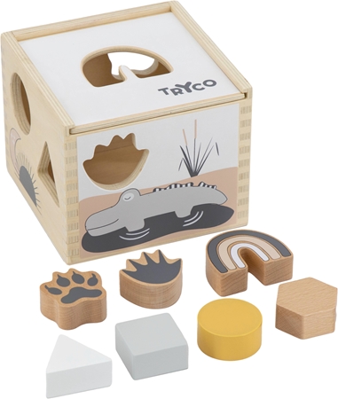 Tryco Wooden Shape Sorter juguete de madera