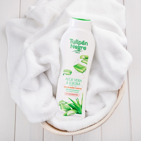 Tulipán Negro Aloe Vera Y Jojoba Shower Gel