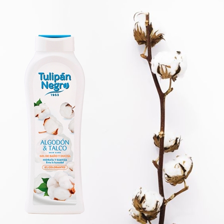 Tulipán Negro Algodon Y Talco Shower Gel