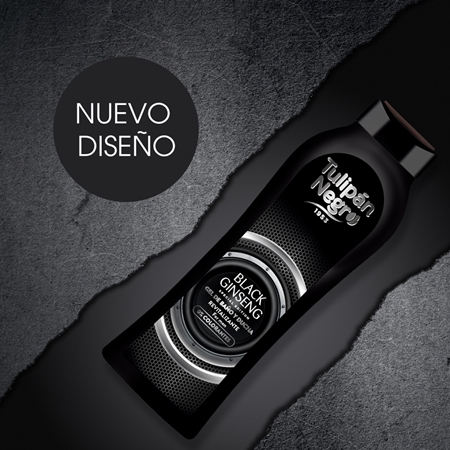 Tulipán Negro Black Gingseng Shower Gel for men