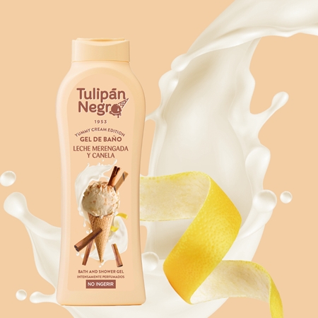 Tulipán Negro Leche Merengada & Canela Shower Gel
