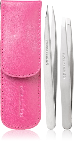 Tweezerman Professional cestovní sada na obočí odstín Pink