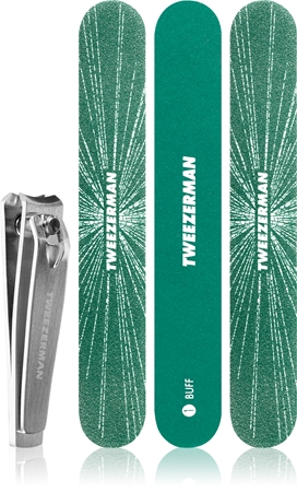 Tweezerman Ready To Celebrate Emerald Shimmer Manicure Set