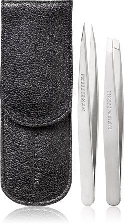 Tweezerman Professional Travel-set voor Wenkbrauwen Tint Black