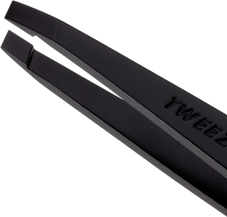 Tweezerman Slant Tweezer Black Matte Kaldus otstega pintsetid