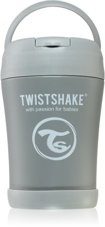 Twistshake Stainless Steel Food Container Grey thermos for eating