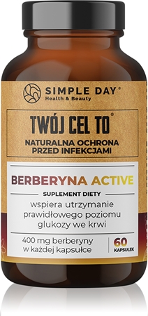 Twój Cel To Berberyna Active kapsułki do utrzymania prawidłowego stężenia cukru we krwi