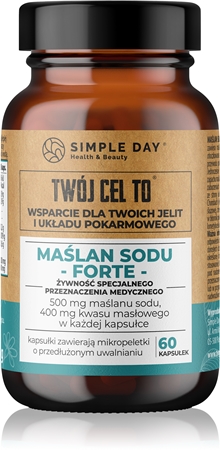 Twój Cel To Maślan Sodu Forte kapsułki do ochrony mikroflory jelitowej