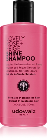 Udo Walz Shine Rose + Feige Renande schampo för fint hår