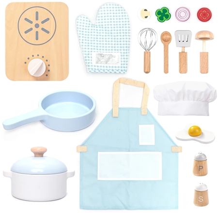 UMU Toys Cooking set atividades para brincar de madeira