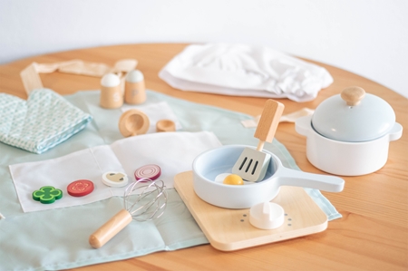 UMU Toys Cooking set atividades para brincar de madeira