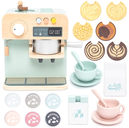 UMU Toys Coffee maker aktiviteter leksak av trä