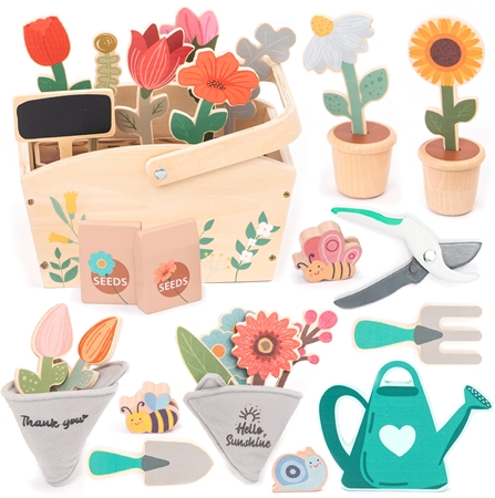 UMU Toys My Little Garden Activity Spielzeug aus Holz