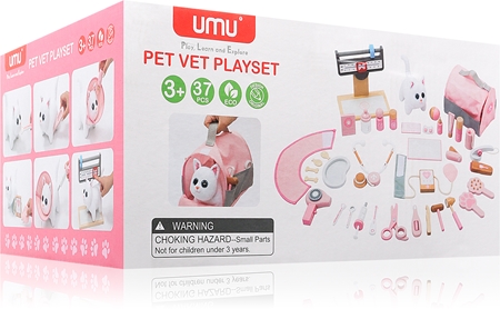 UMU Toys Veterinary set Activity Spielzeug aus Holz