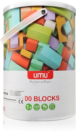 UMU Toys Wooden blocks jouet d’activité en bois