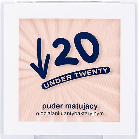 Under Twenty ANTI! ACNE puder matujący do skóry tłustej ze skłonnością do trądziku