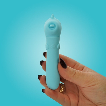 Unihorn USB Bullet Vibrator mit Klitorisstimulator