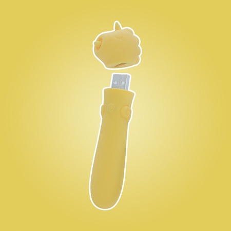 Unihorn USB Bullet vibrator with clitoral stimulator