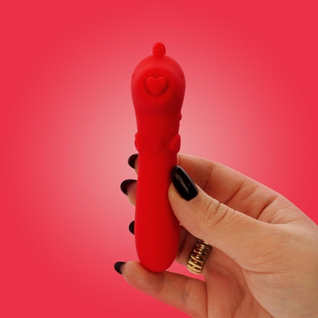 Unihorn USB Bullet Vibrator mit Klitorisstimulator