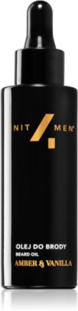 Unit4Men Beard Oil Amber & Vanilla olej na vousy s parfemací