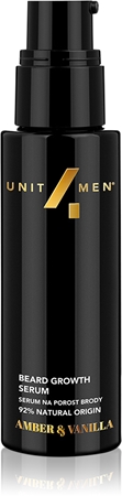 Unit4Men Beard Growth Serum Amber&Vanilla seerumi