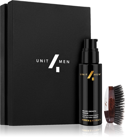 Unit4Men Beard Growth Set sada na vousy pro muže