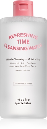 Unleashia Reduire Refreshing Time Cleansing Water Soothing Cleansing Water with hyaluronic acid