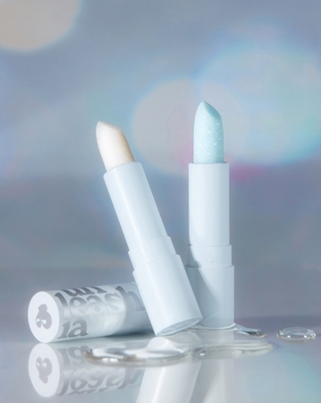 Unleashia Glacier Vegan Lip Balm feuchtigkeitsspendendes Lippenbalsam mit Glitzerteilchen