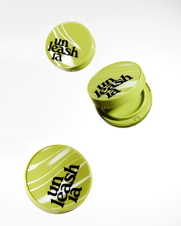 Unleashia Satin Wear Healthy Green Cushion μακράς διαρκείας μεικ απ σε σφουγγαράκι SPF 30