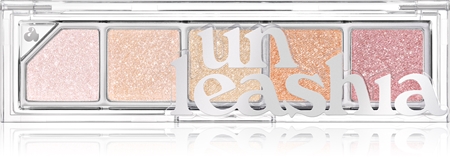 Unleashia Mood Shower Face Palette paletka očních stínů a rozjasňovačů s perleťovým leskem