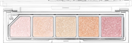 Unleashia Mood Shower Face Palette paletka očních stínů a rozjasňovačů s perleťovým leskem
