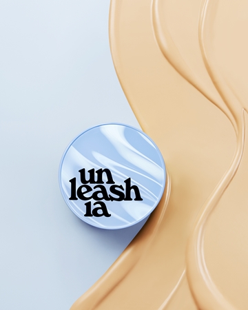 Unleashia Babe Skin Baby Blue Cushion Long-Lasting Foundation Cushion SPF 40