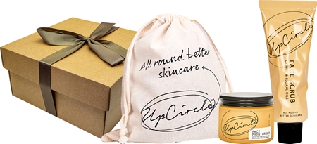 UpCircle Peeling & Moisturiser Set ajándékszett (az érzékeny arcbőrre)