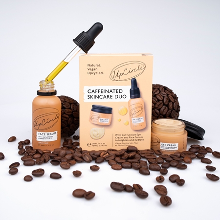 UpCircle Caffeinated Skincare Duo Gift Set for radiance and hydration