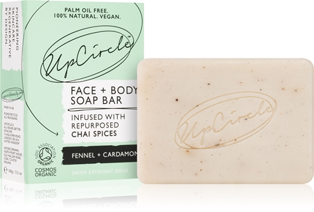 UpCircle Soap Bar Fennel + Cardamom Natural Bar Soap for body and face