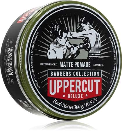 Uppercut Deluxe Matt Pomade Barbers Collection mattifying styling paste for hair
