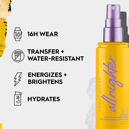 Urban Decay All Nighter Vitamin C Makeup Fixing Spray with vitamin C