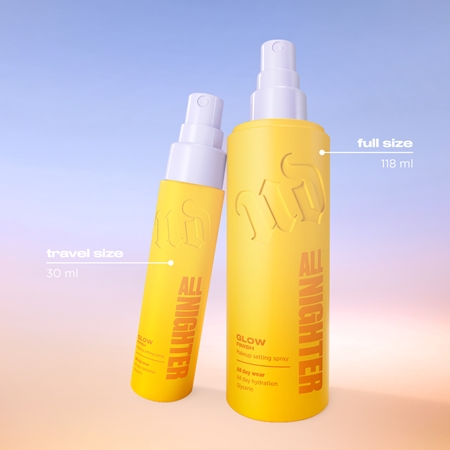 Urban Decay All Nighter Glow finish Makeup Setting Spray