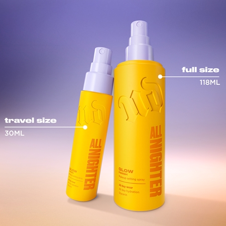 Urban Decay All Nighter Glow finish Makeup Setting Spray
