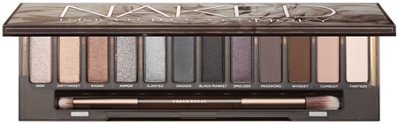Urban Decay Naked Smoky paleta farduri de ochi cu pensula