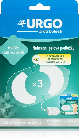 URGO Náhradní gelové podložky proti bolesti gelové polštářky se zesíleným účinkem proti bolesti