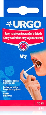 URGO Sprej na drobná poranění v ústech ústní sprej na drobná poranění