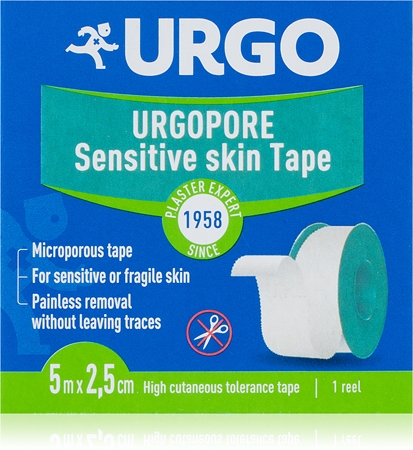 URGO Pore Sensitive skin Tape 5 m x 2,5 cm plaster włóknina