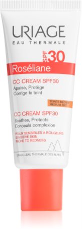 Uriage Roséliane CC Cream SPF 30 CC crème pour peaux sensibles sujettes aux rougeurs