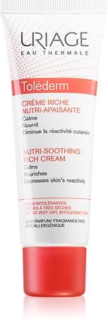 Uriage Toléderm Nutri-Soothing Rich Cream creme apaziguador para pele sece e intolerante