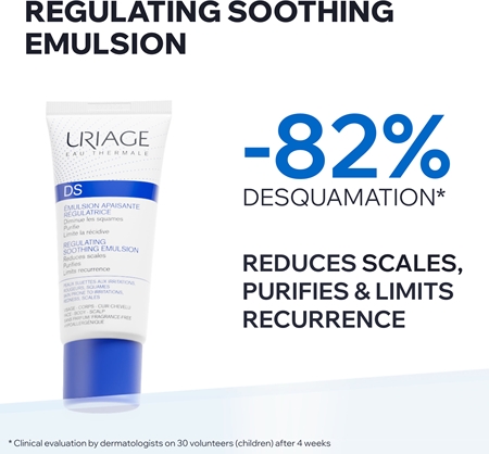 Uriage DS Émulsion Apaisante Régulatrice émulsion apaisante dermite séborrhéique