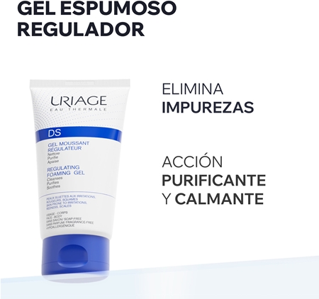 Uriage DS Regulating Foaming Gel gel calmante para pieles secas y con picor