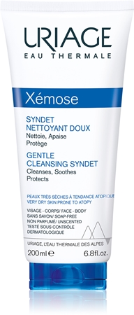 Uriage Xémose Gentle Cleansing Syndet jemný čisticí gelový krém pro suchou až atopickou pokožku
