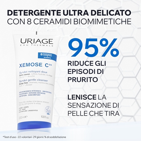 Uriage Xemose C8+ Syndet Gentle Cleanser saponetta per pelli secche e atopiche