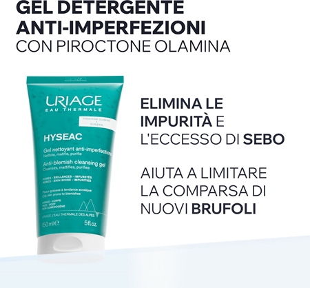 Uriage Hyseac Cleansing Gel gel detergente delicato per viso e corpo